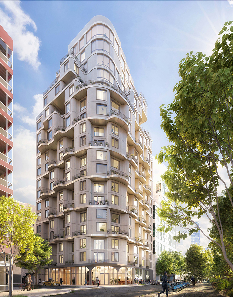 New Empire Corp. celebrates Radiant topping out at 40% leased